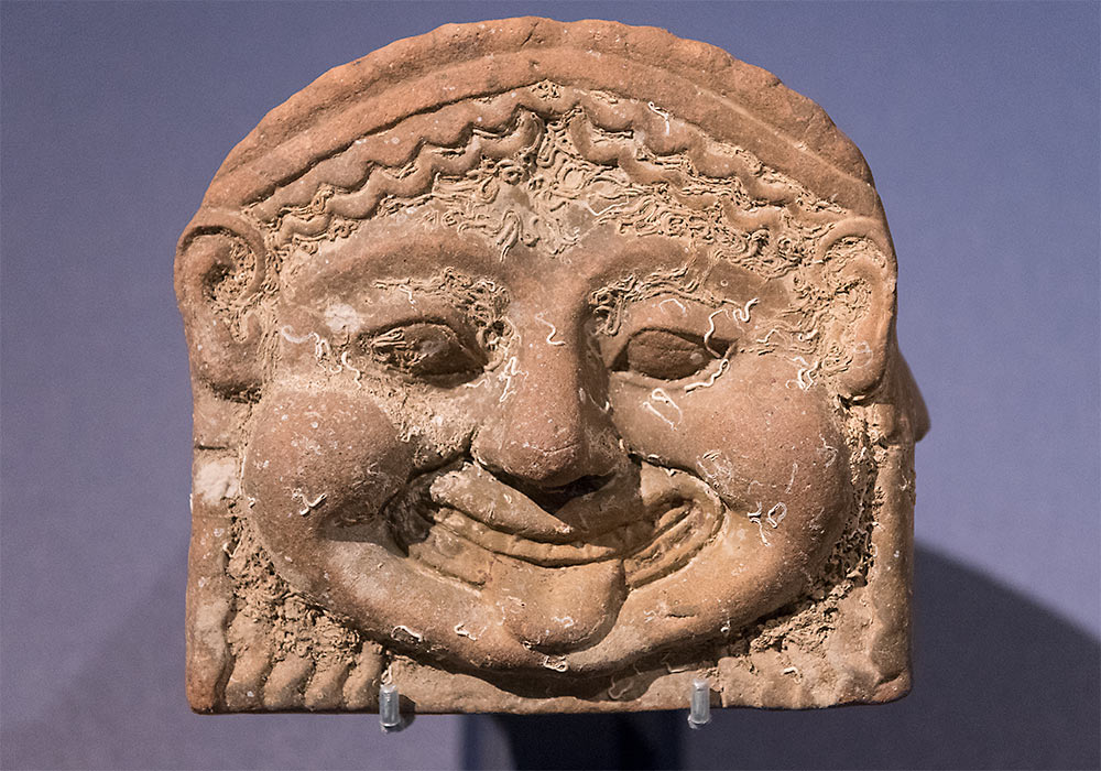 Gorgon roof ornament, 500-450 BC. Gela, Sicily
