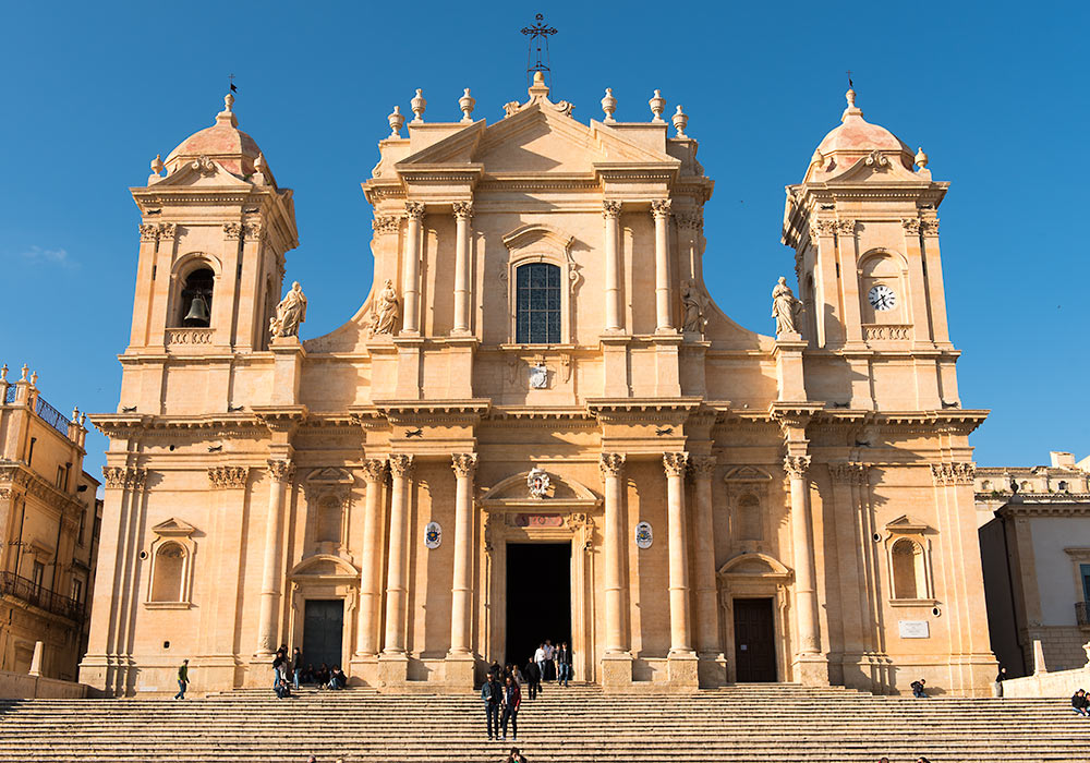 The cathedral in Noto