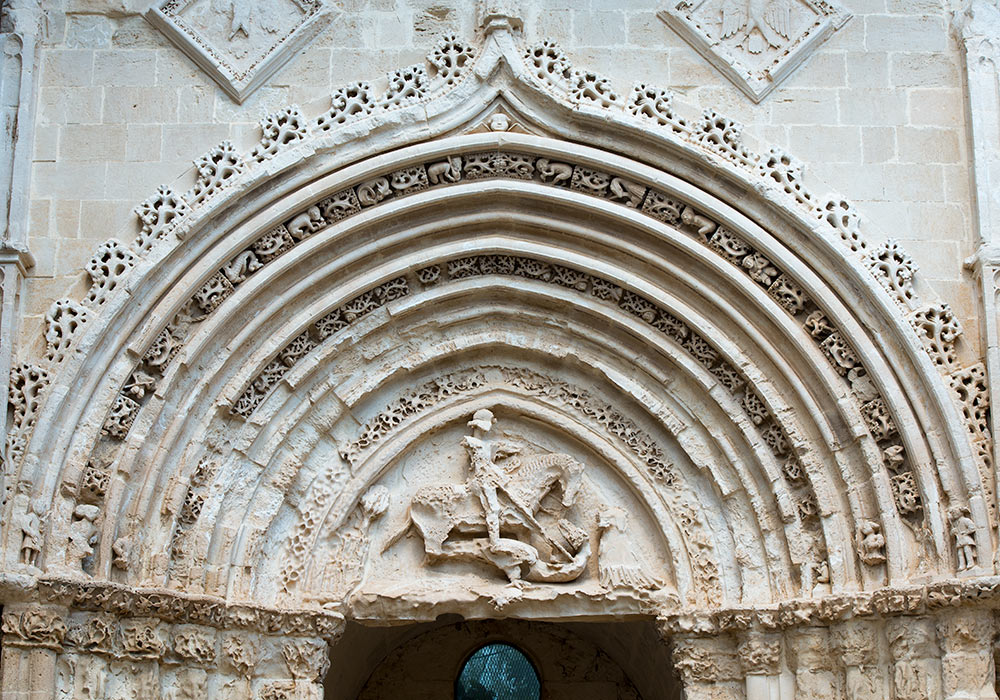 Ragusa Ibla: Portal of the church of San Georgio Vecchio