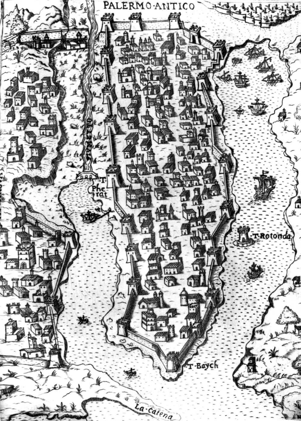 Palermo map 1614