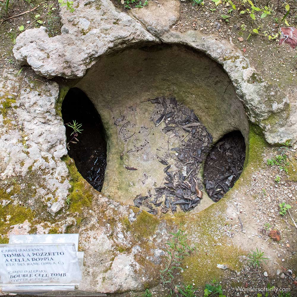 Copper age tomb from Carini