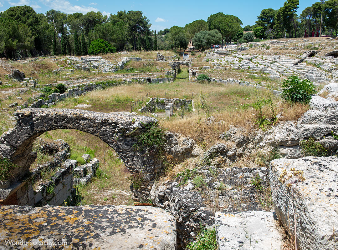 Roman amphitheatre in Siracusa