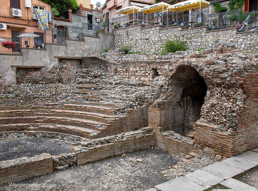 small Roman theatre (Odeon), Taormina